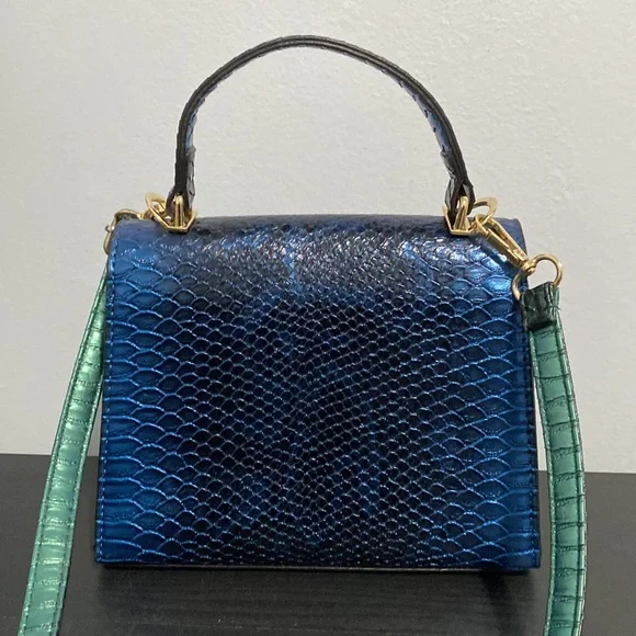 Faux Snakeskin Crossbody Bag - Picture 4 of 14